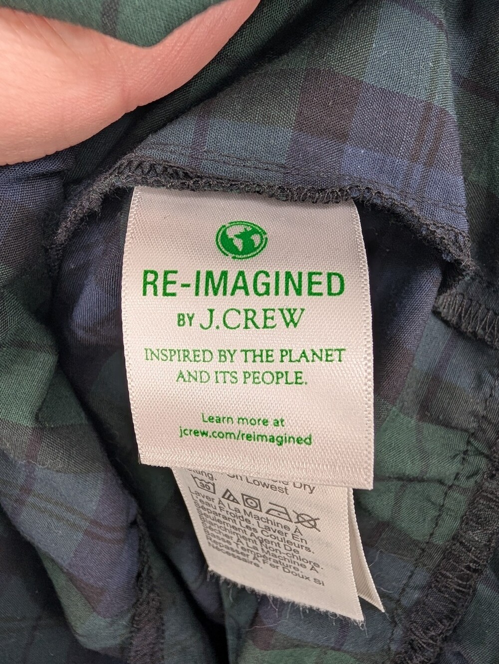 J.Crew Black Watch Tartan Tiered Sleeveless Midi Dress | Size XS | Green Navy - Picture 9 of 10